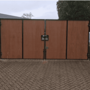 Timber Clad Site Gates