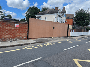 double leaf site gates